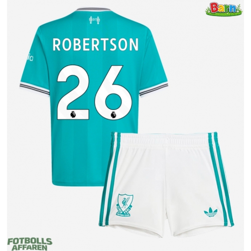 Liverpool Andrew Robertson #26 Tredjeställ Barn 2025-26 Kortärmad (+ Korta byxor)